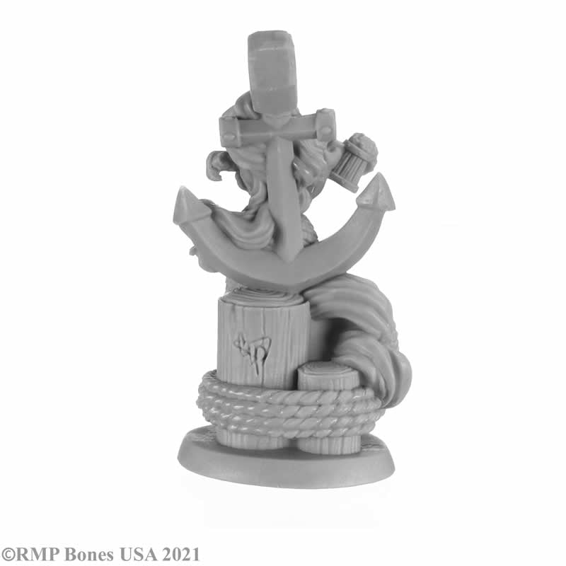 RPR30041 The Drunken Mermaid Miniature Figure 25mm Heroic Scale Reaper Bones USA 3rd Image