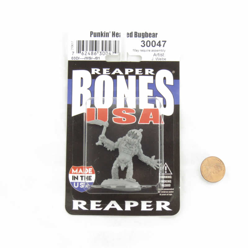 RPR30047 Punkin Headed Bugbear Miniature Figure 25mm Heroic Scale Reaper Bones USA 2nd Image