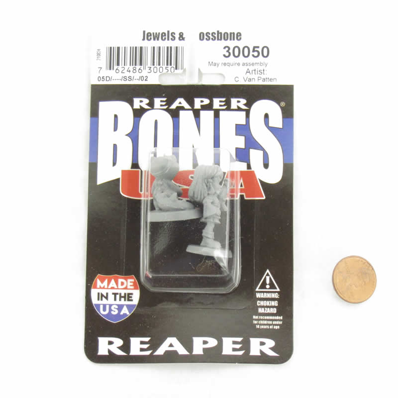 RPR30050 Jewels and Crossbones Miniature Figure 25mm Heroic Scale Reaper Bones USA 2nd Image