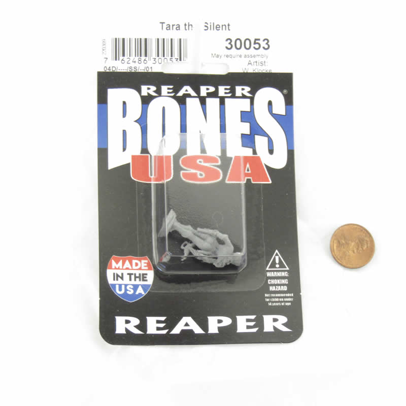 RPR30053 Tara The Silent Miniature Figure 25mm Heroic Scale Reaper Bones 2nd Image