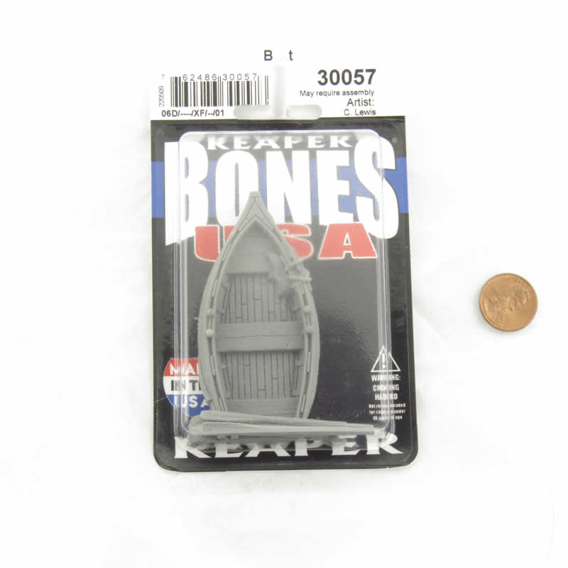 RPR30057 Boat Miniature Figure 25mm Heroic Scale Reaper Bones USA 2nd Image