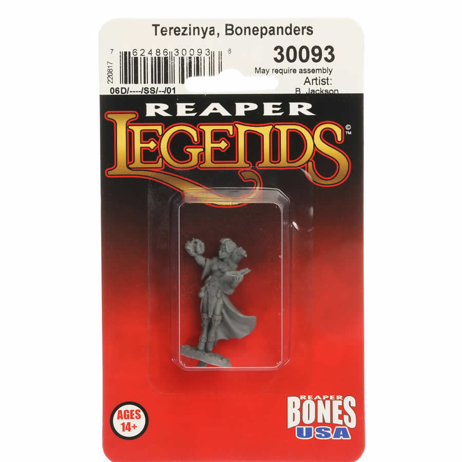 RPR30093 Terezinya Bonepanders Miniature Figure 25mm Heroic Scale Reaper Bones USA