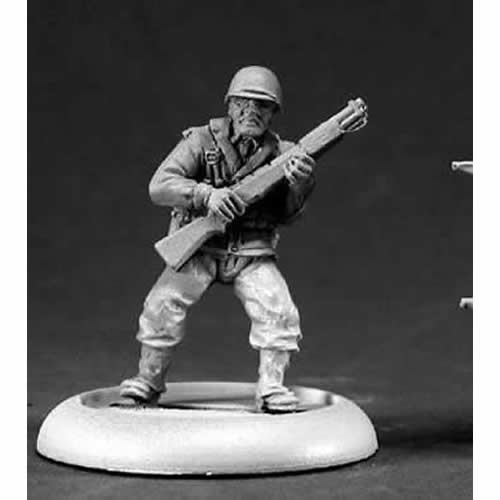 RPR37007 American Infantry Miniature 25mm Heroic Scale Reich of the Dead Main Image