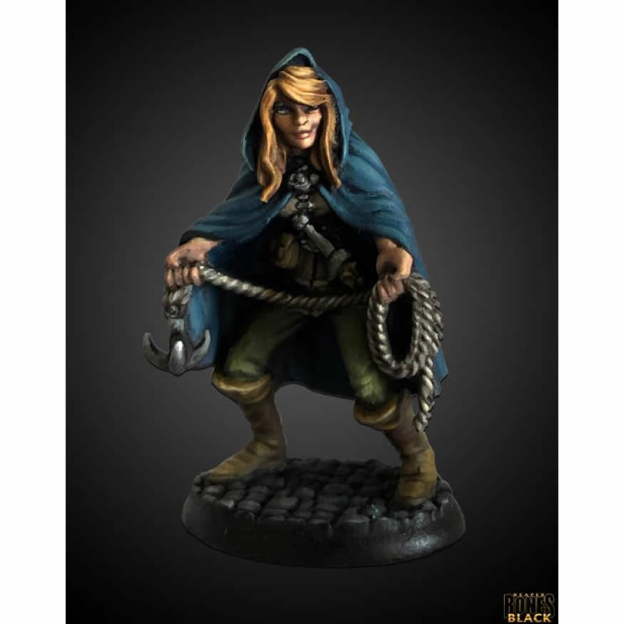 RPR44009 Daschelle Female Roque Miniature 25mm Heroic Scale Bones Black Main Image