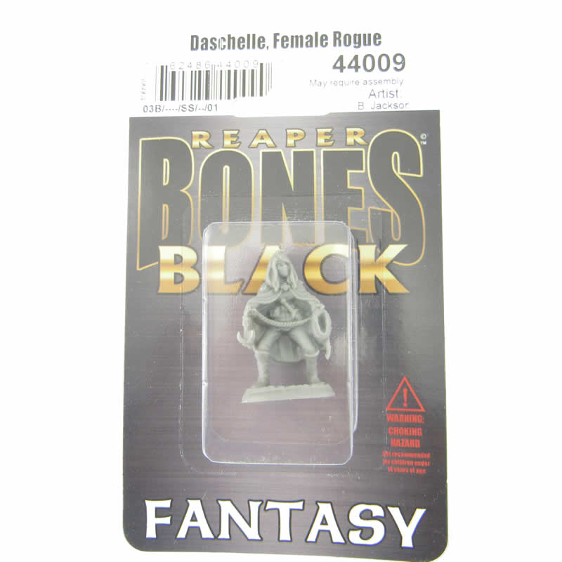 RPR44009 Daschelle Female Roque Miniature 25mm Heroic Scale Bones Black 2nd Image