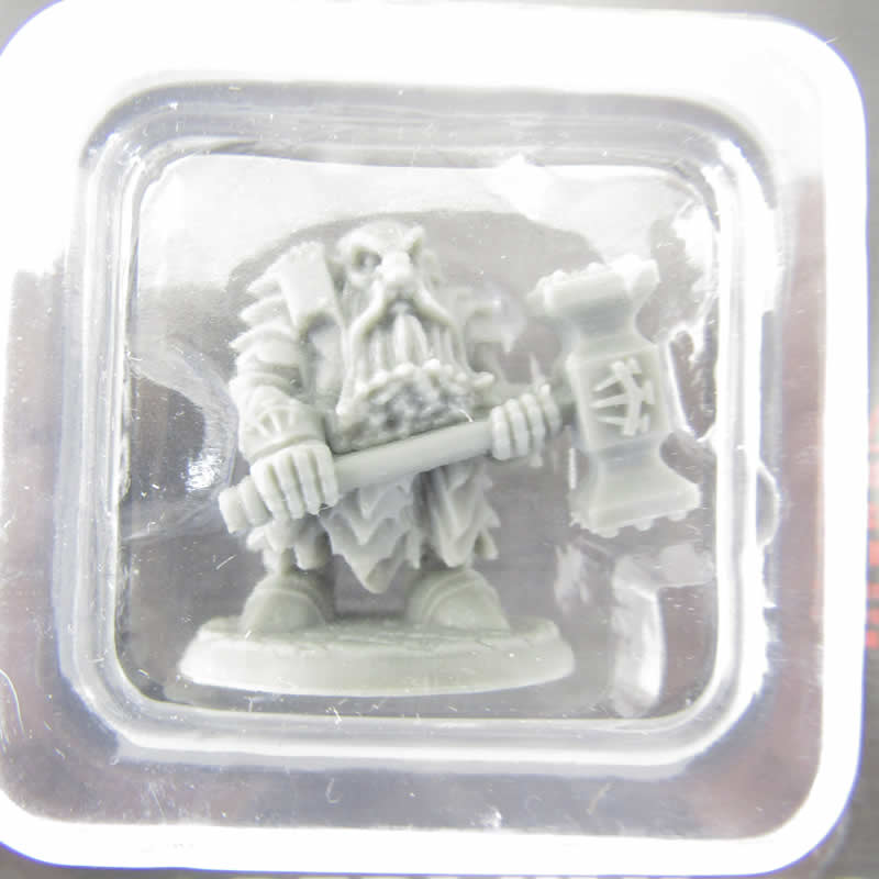 RPR44010 Dark Dwarf Pounder Miniature 25mm Heroic Scale Bones Black 3rd Image