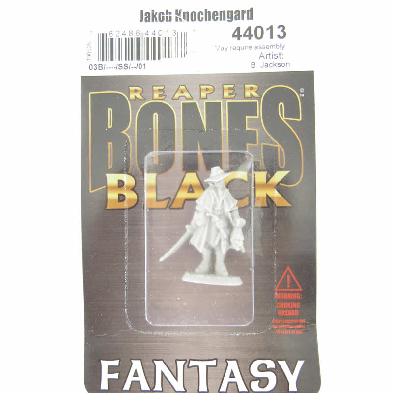 RPR44013 Jakob Knochengard Miniature 25mm Heroic Scale Bones Black 2nd Image