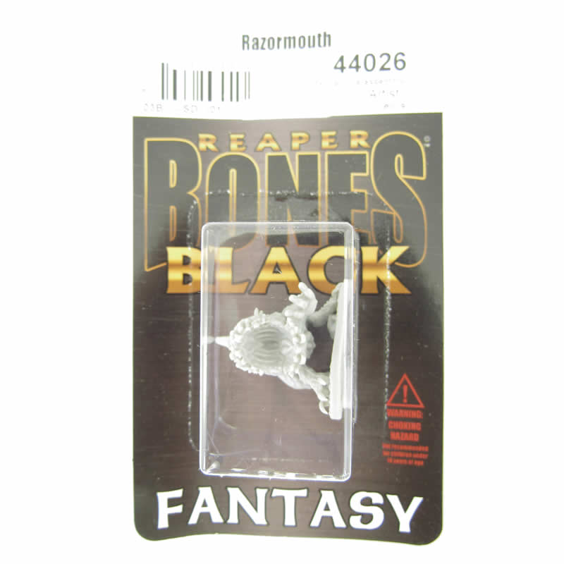RPR44026 Razormouth Monster Miniature 25mm Heroic Scale Bones Black 2nd Image