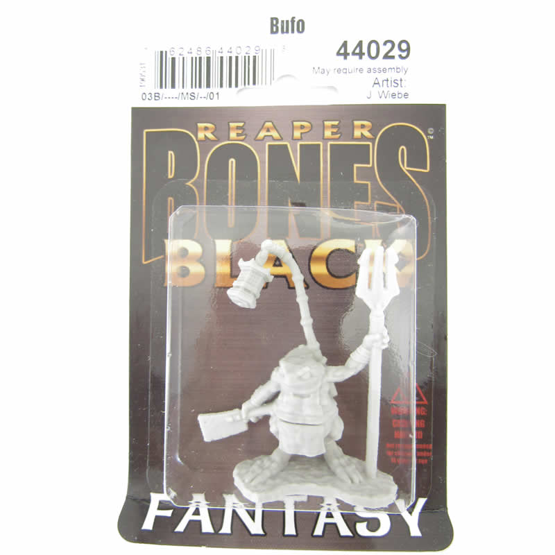 RPR44029 Bufo Miniature 25mm Heroic Scale Bones Black Reaper Miniatures 2nd Image