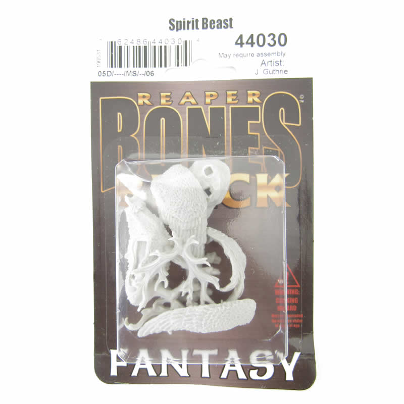 RPR44030 Spirit Beast Monster Miniature 25mm Heroic Scale Bones Black 2nd Image