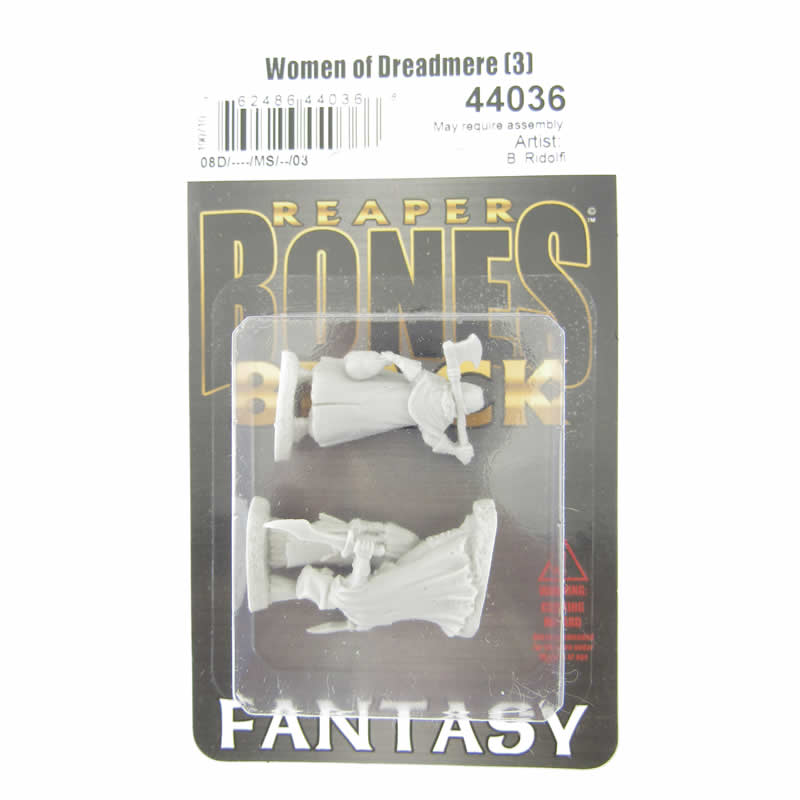 RPR44036 Women of Dreadmere Miniature 25mm Heroic Scale Bones Black 2nd Image