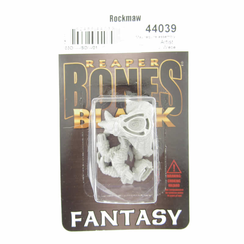 RPR44039 Rockmaw Miniature 25mm Heroic Scale Bones Black Reaper 2nd Image