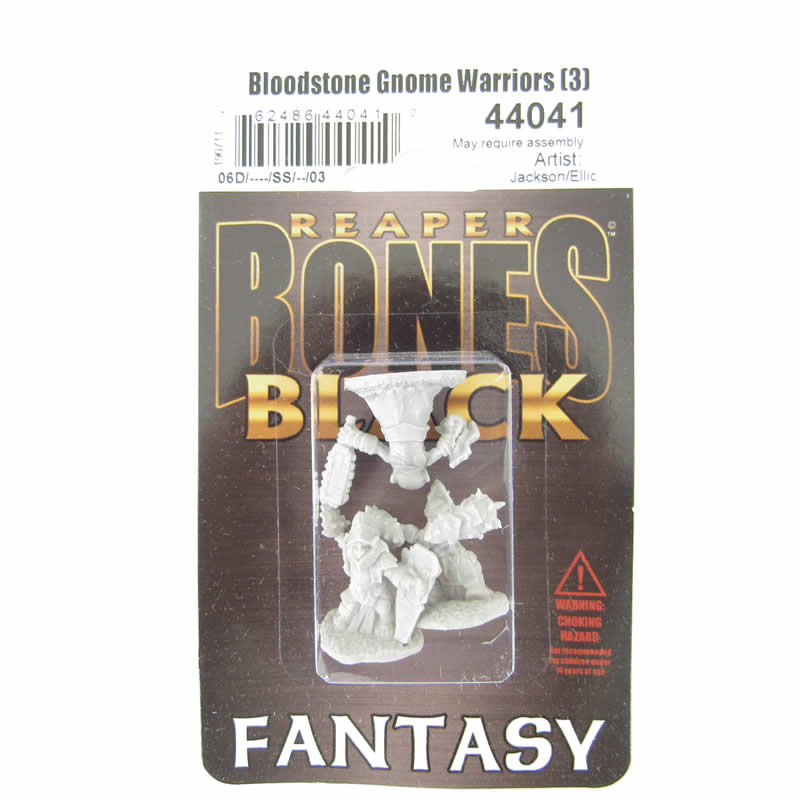 RPR44041 Bloodstone Gnome Warriors Miniature 25mm Heroic Scale Bones 2nd Image