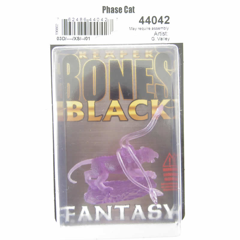 RPR44042 Phase Cat Miniature 25mm Heroic Scale Bones Black Reaper 2nd Image