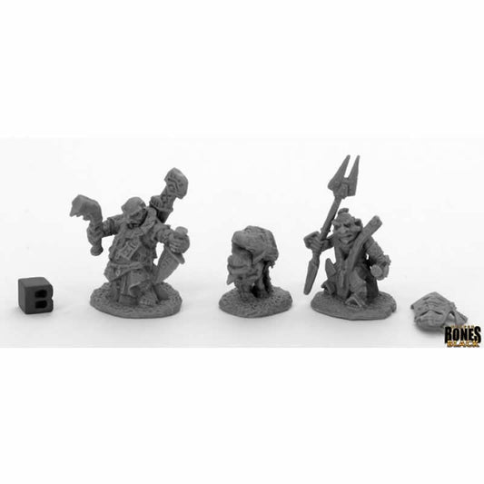 RPR44048 Bloodstone Gnome Heroes Miniature 25mm Heroic Scale Bones Black Main Image