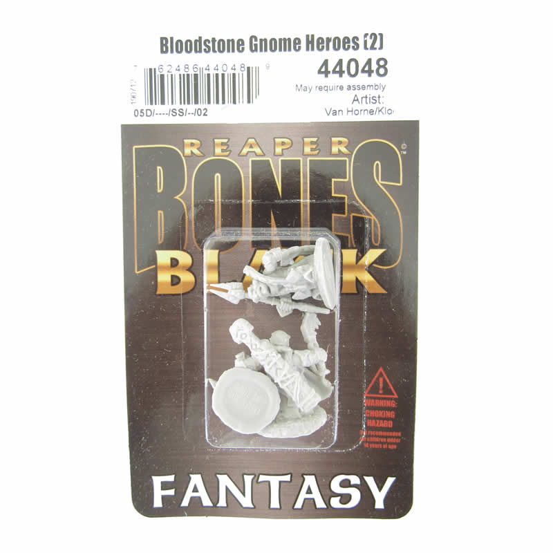 RPR44048 Bloodstone Gnome Heroes Miniature 25mm Heroic Scale Bones Black 2nd Image