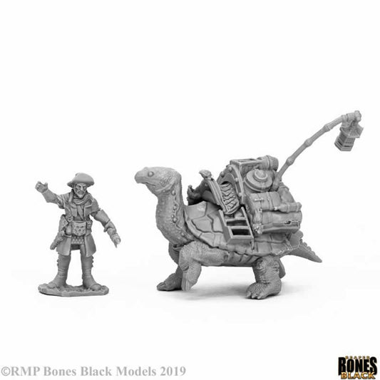 RPR44053 Dreadmere Tortoise and Drayman Miniature 25mm Heroic Scale Main Image