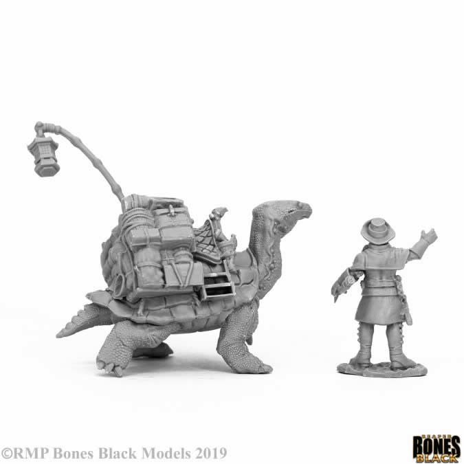 RPR44053 Dreadmere Tortoise and Drayman Miniature 25mm Heroic Scale 3rd Image