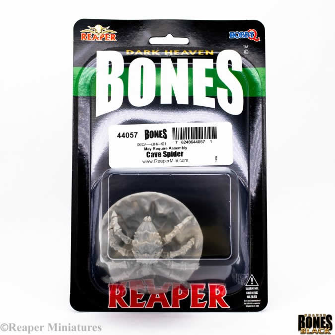 RPR44057 Cave Spider Miniature 25mm Heroic Scale Bones Black Reaper Miniatures 2nd Image