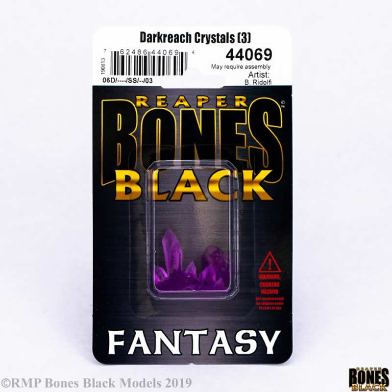 RPR44069 Darkreach Crystals Miniature 25mm Heroic Scale Bones Black 2nd Image