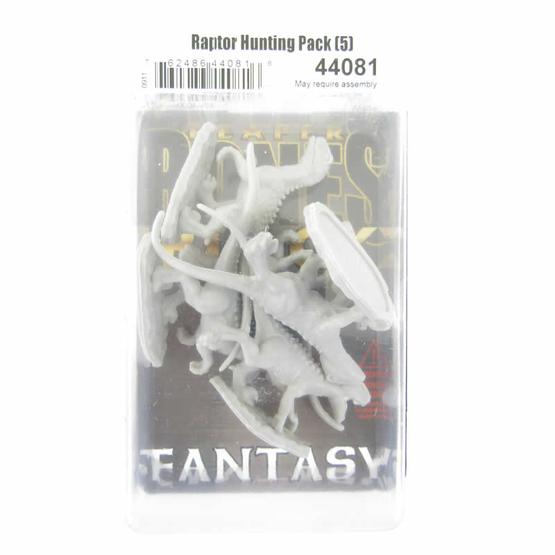 RPR44081 Raptor Hunting Pack Miniature 25mm Heroic Scale Bones Black 2nd Image