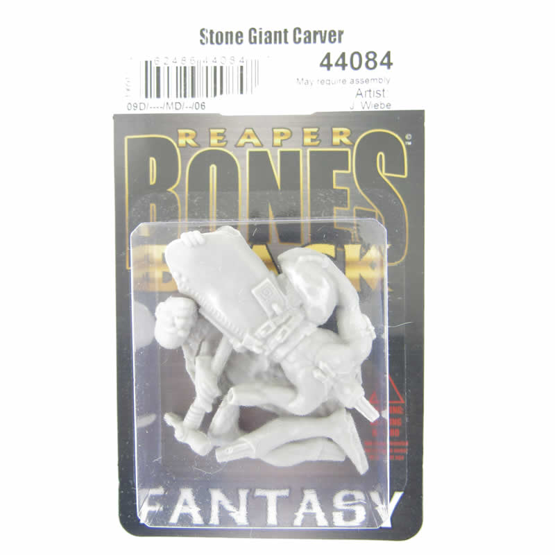 RPR44084 Stone Giant Carver Miniature 25mm Heroic Scale Bones Black 2nd Image