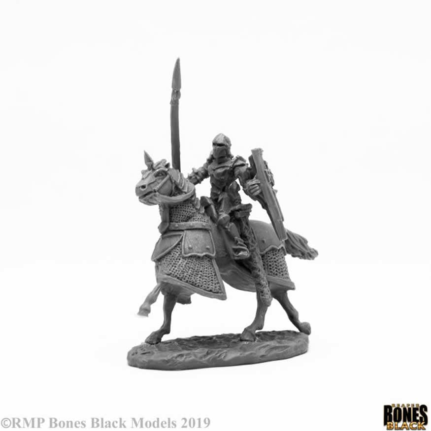 RPR44092 Overlord Cavalry Miniature 25mm Heroic Scale Bones Black Main Image