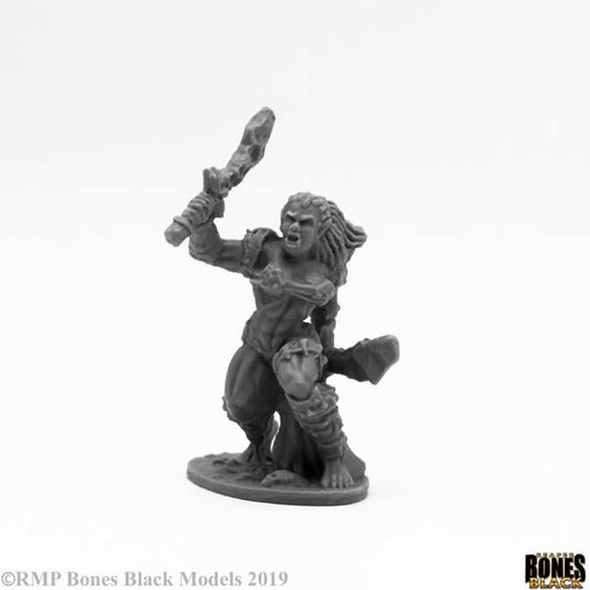 RPR44095 Jade Fire Warrior Miniature 25mm Heroic Scale Bones Black Main Image