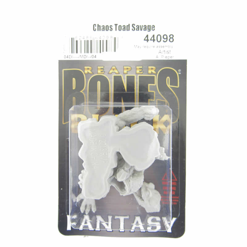 RPR44098 Chaos Toad Savage Miniature 25mm Heroic Scale Bones Black 2nd Image