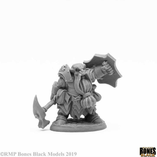 RPR44108 Dark Dwarf Smiter Miniature 25mm Heroic Scale Figure Bones Black Main Image