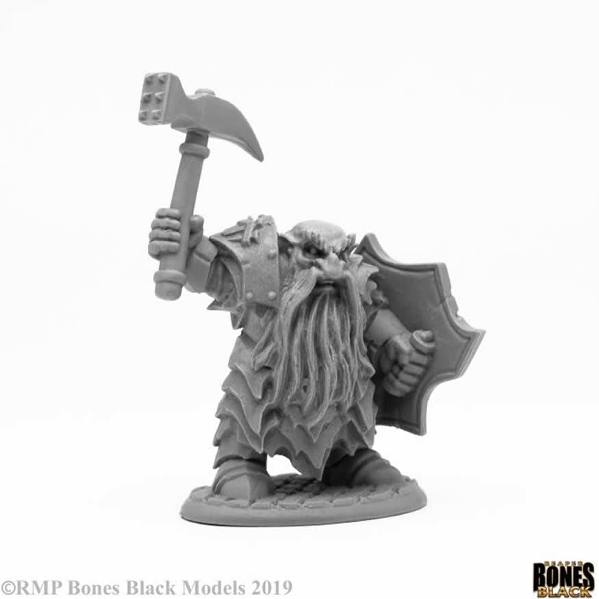 RPR44109 Enlarged Dark Dwarf Smiter Miniature 25mm Heroic Scale Figure Bones Black Main Image