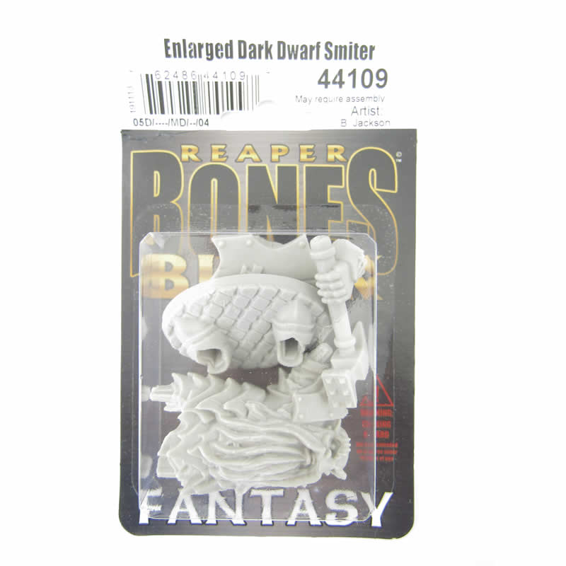 RPR44109 Enlarged Dark Dwarf Smiter Miniature 25mm Heroic Scale Figure Bones Black 2nd Image