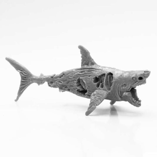 RPR44112 Zombie Shark Miniature 25mm Heroic Scale Figure Bones Black Main Image