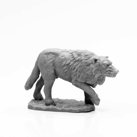RPR44125 Winter Wolf Miniature 25mm Heroic Scale Figure Bones Black Main Image