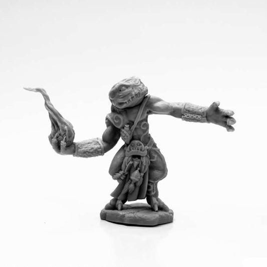 RPR44137 Chaos Toad Sorcerer Miniature 25mm Heroic Scale Figure Bones Black Main Image