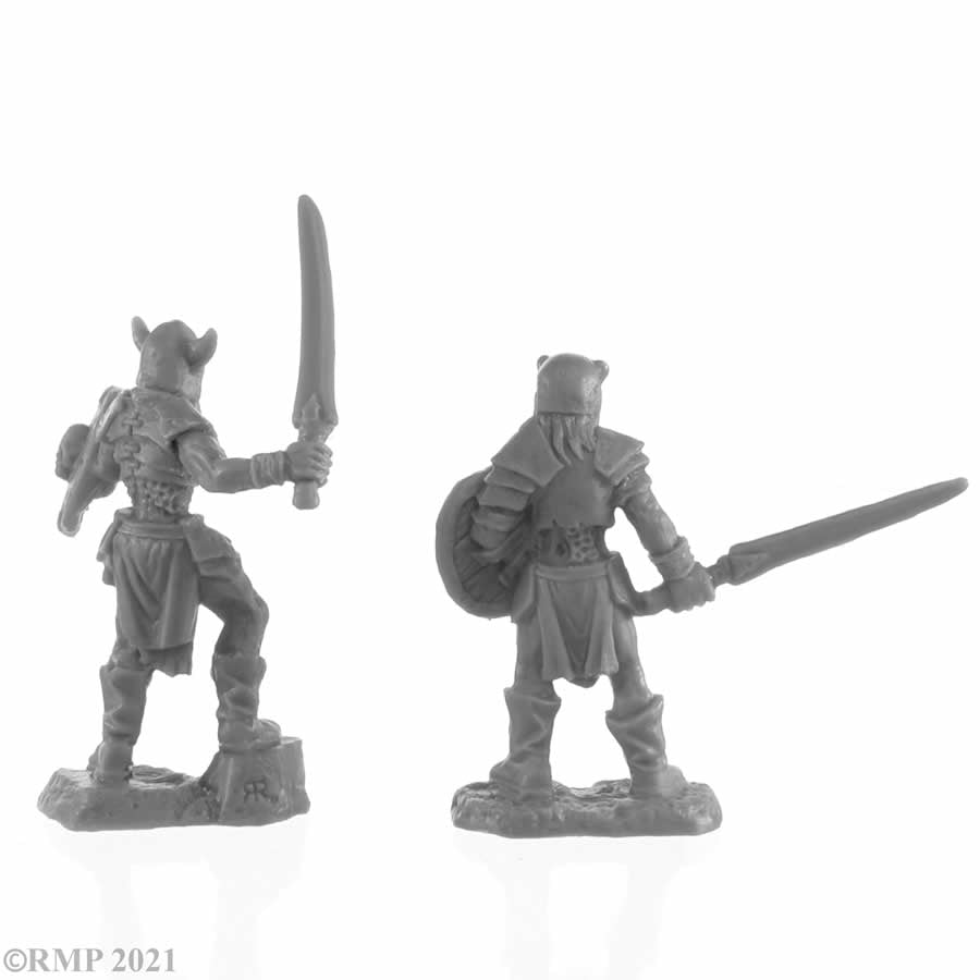 RPR44141 Rune Wight Warriors Miniature 25mm Heroic Scale Figure Bones Black 3rd Image