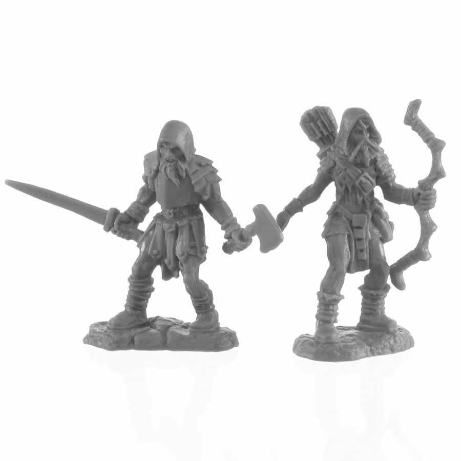 RPR44142 Rune Wight Hunters Miniature 25mm Heroic Scale Figure Bones Black Main Image