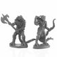 RPR44146 Dragonfolk Fighter and Ranger Miniature 25mm Heroic Scale Figure Bones Black Main Image