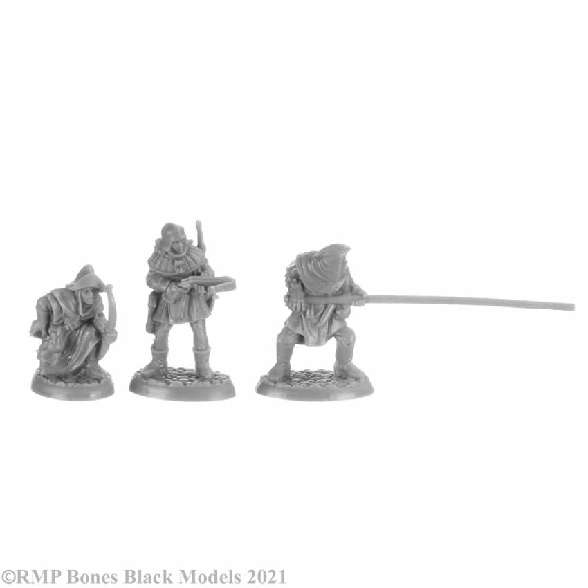 RPR44149 Henchmen and Hirelings Boxed Set Miniature 25mm Heroic Scale Figure Bones Black 4th Image