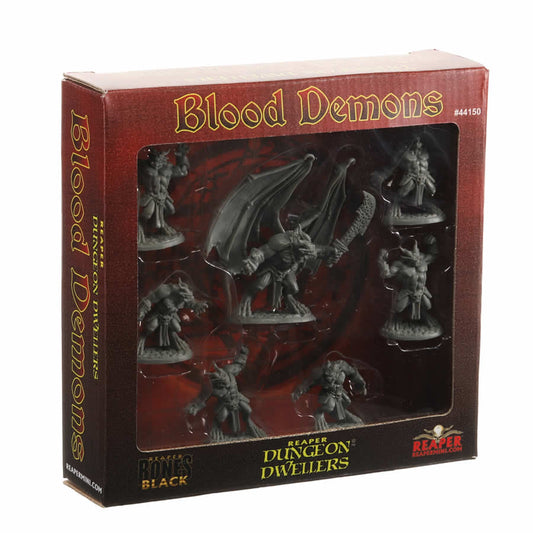 RPR44150 Blood Demons Boxed Set Miniature 25mm Heroic Scale Figure Bones Black Main Image