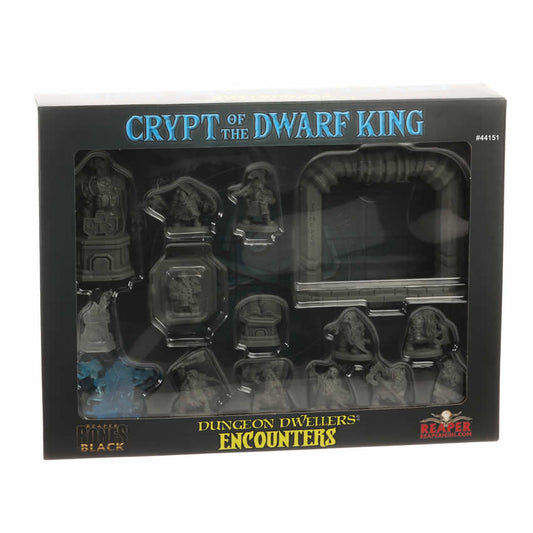 RPR44151 Crypt Of The Dwarf King Boxed Set Miniature 25mm Heroic Scale Figure Bones Black Main Image
