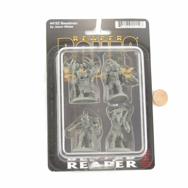 RPR44152 Beastmen Miniature 25mm Heroic Scale Figure Bones Black 2nd Image