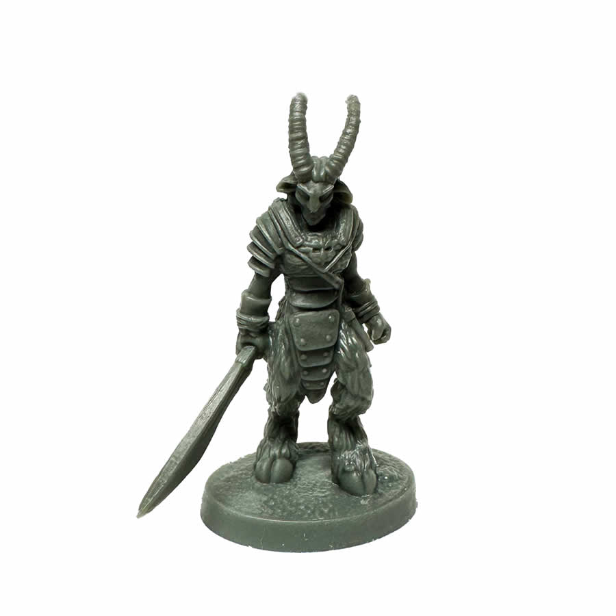RPR44164 Satyr Warrior Miniature 25mm Heroic Scale Figure Bones Black