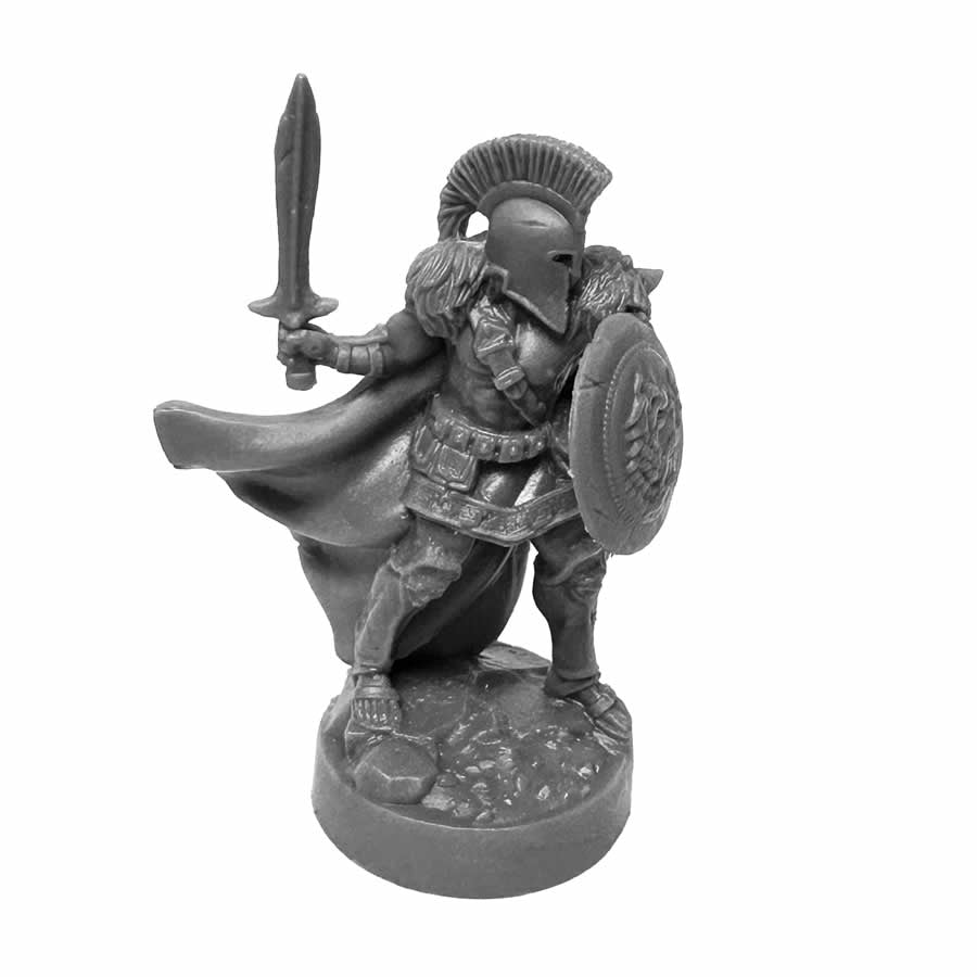RPR44169 Jaxon Greek Warrior Hero Miniature 25mm Heroic Scale Figure Bones Black