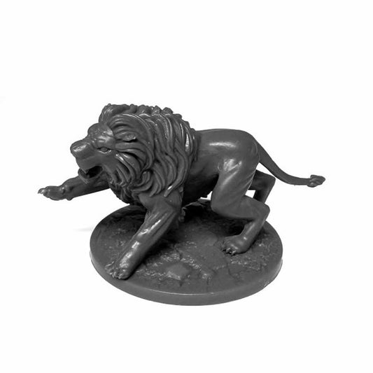 RPR44179 Nemean Lion Miniature 25mm Heroic Scale Figure Bones Black