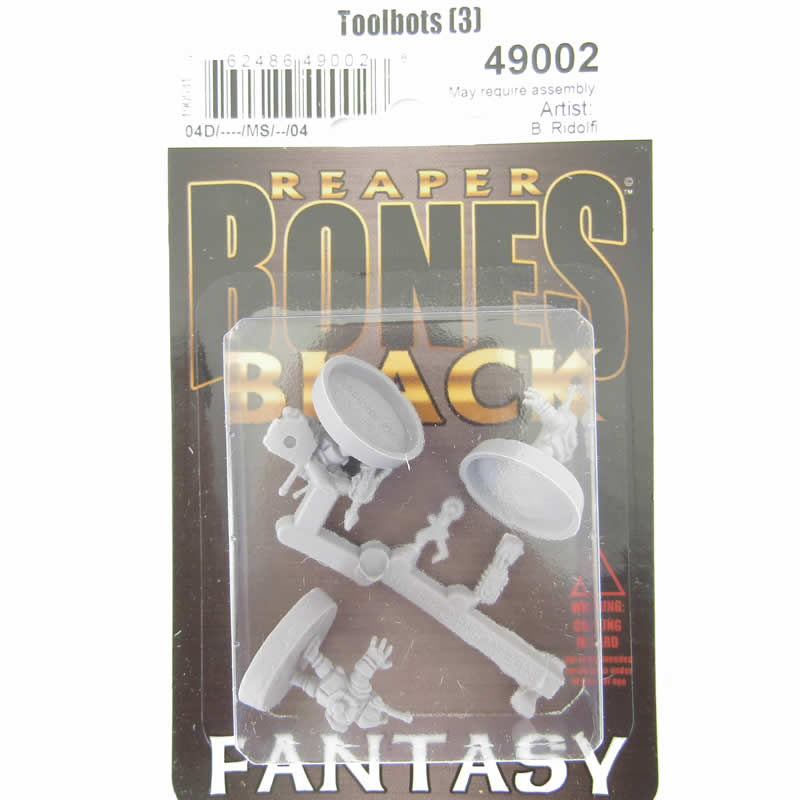 RPR49002 Toolbots Miniature 25mm Heroic Scale Bones Black Reaper 2nd Image