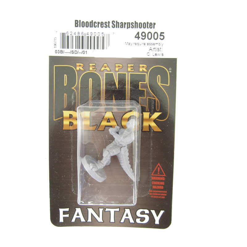 RPR49005 Bloodcrest Sharpshooter Miniature 25mm Heroic Scale Bones Black 2nd Image