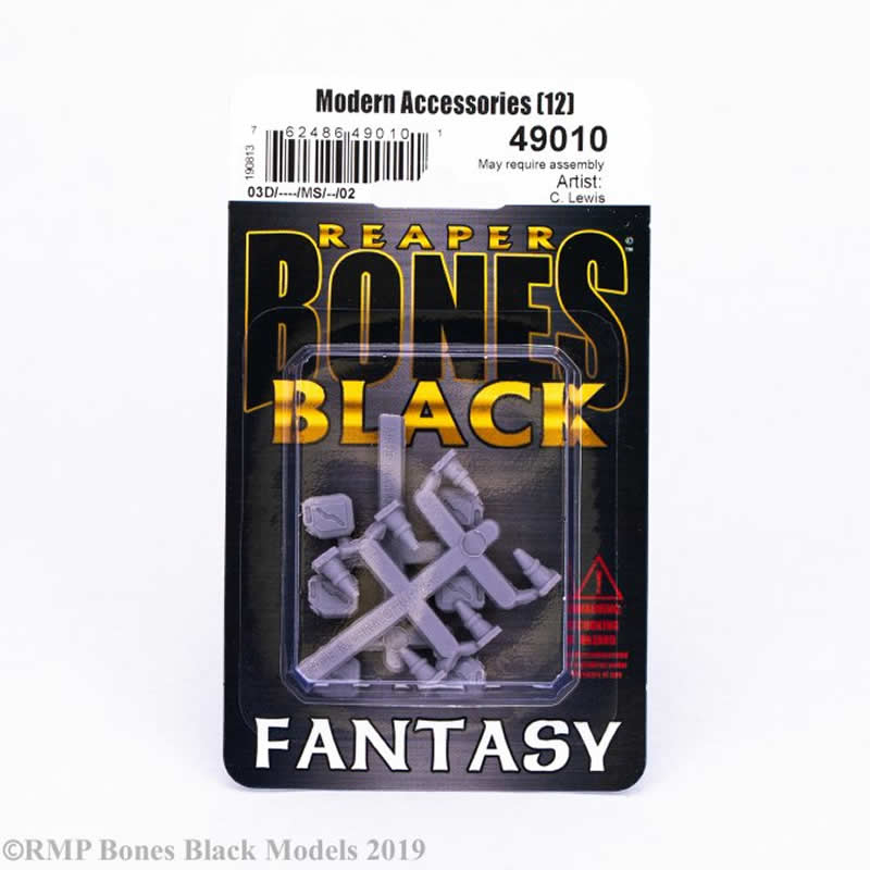 RPR49010 Modern Accessories Miniature 25mm Heroic Scale Bones Black 2nd Image