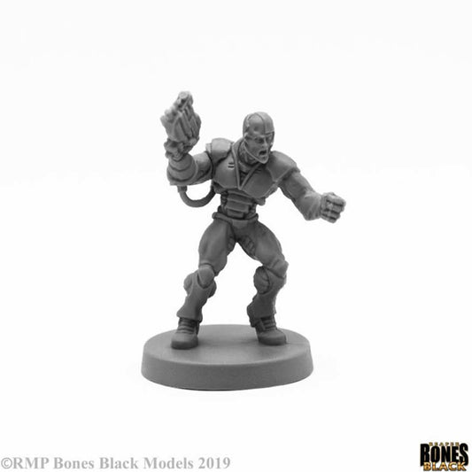 RPR49019 Keryx Cyborg Assassin Miniature 25mm Heroic Scale Bones Black Main Image