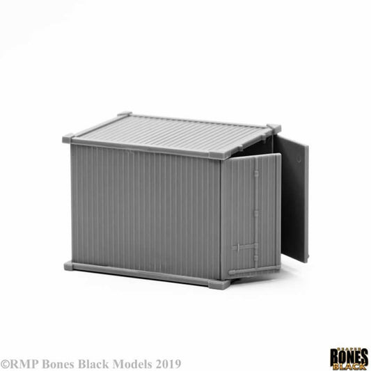 RPR49025 10ft Container Miniature 25mm Heroic Scale Figure Bones Black Main Image